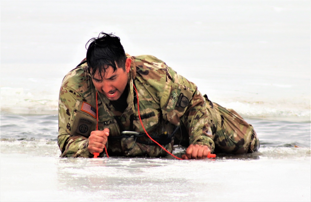 CWOC class 22-05 students jump in for cold-water immersion training at Fort McCoy