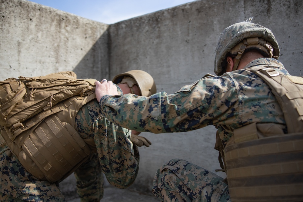 Combat Logistics Battalion 451 Grenade Range on Camp Lejeune