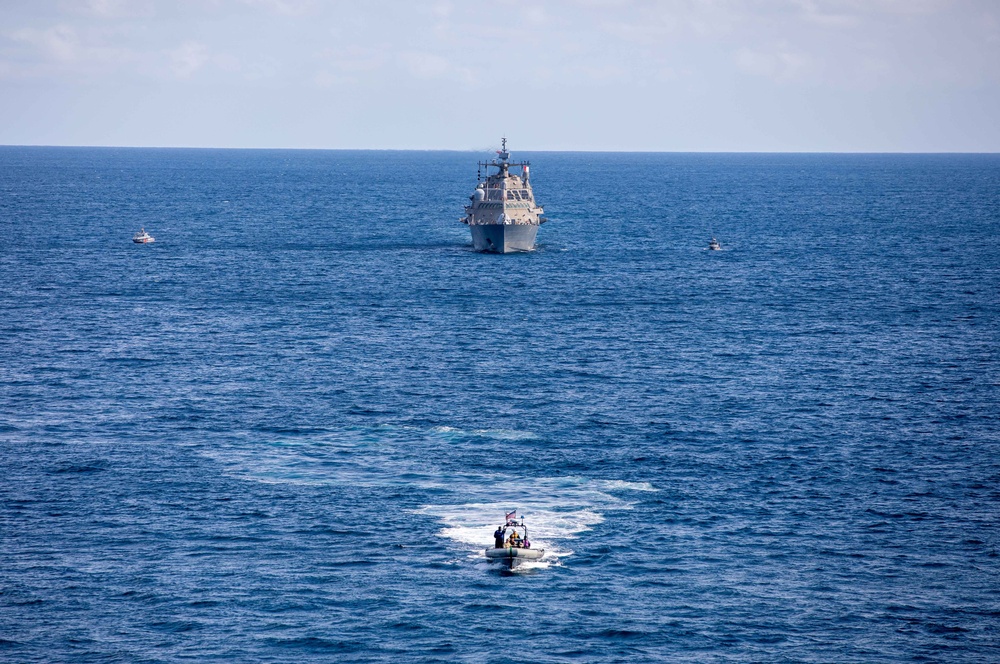 USS Milwaukee Conducts Bilateral Maritime Interdiction Exercise with Ecuador