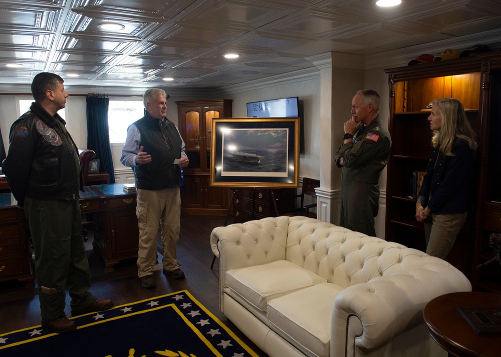 A Legacy of Service - President Bush’s Former Chief of Staff and the U.S. Navy’s Air Boss visit George H.W. Bush