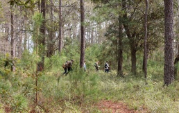 Boy Scouts Conduct Land Navigation aboard MCRD Parris Island