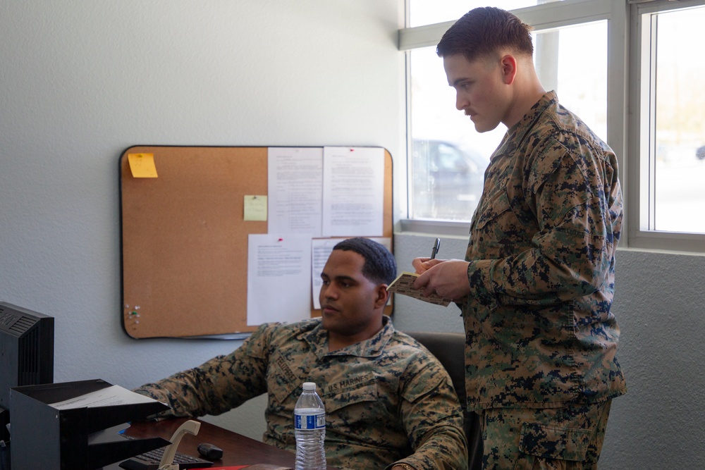 Here for the Combat Center's taxes