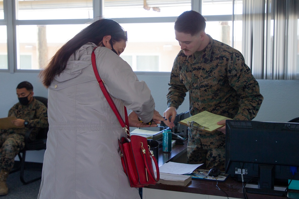 Here for the Combat Center's taxes