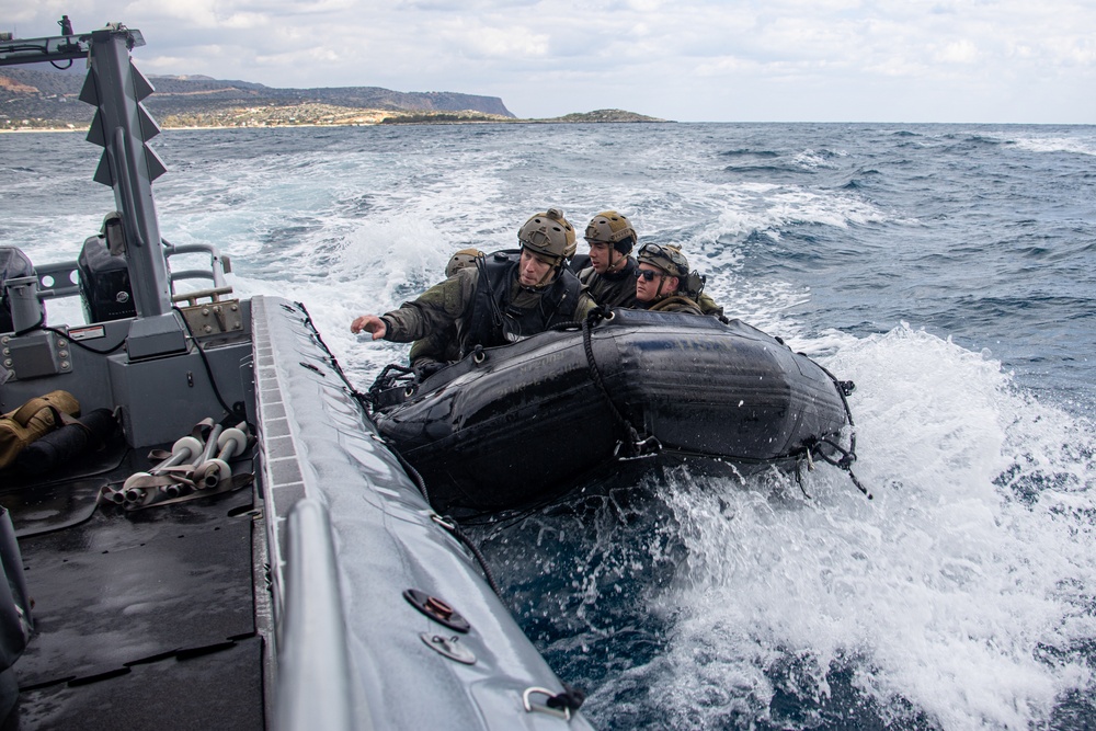 Task Force 61/2 Training in Souda Bay, Greece