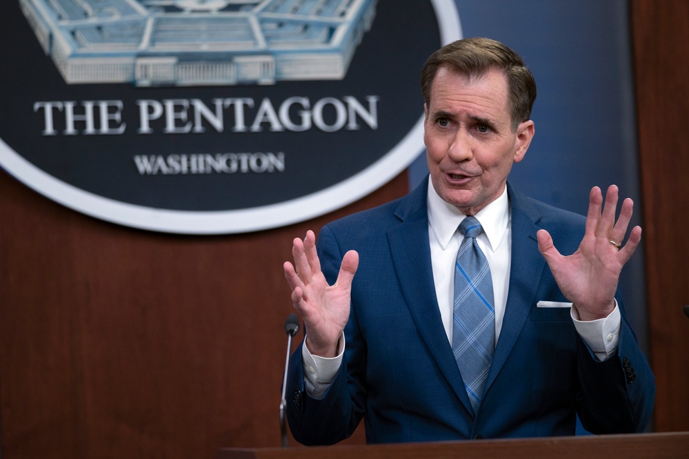 Pentagon Spokesman Holds Press Briefing