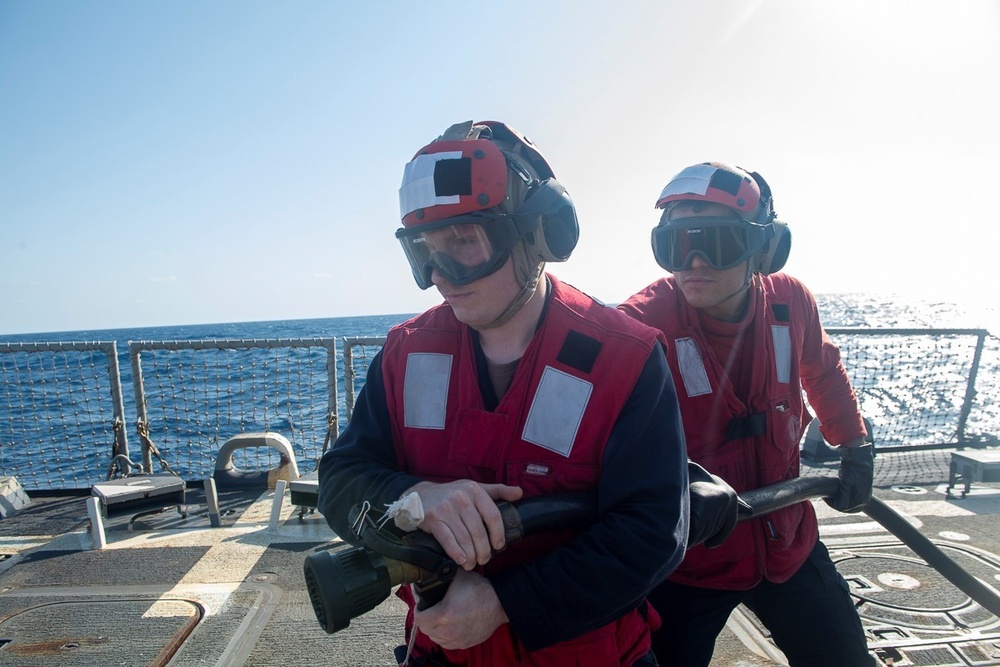 Flight Deck Firefighting Drills