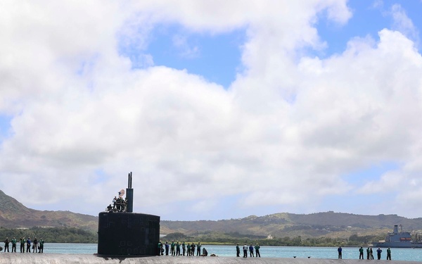 USS Springfield Arrives in Guam