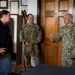 MCPON Russell Smith meets with USS Constitution Leadership and Sailors