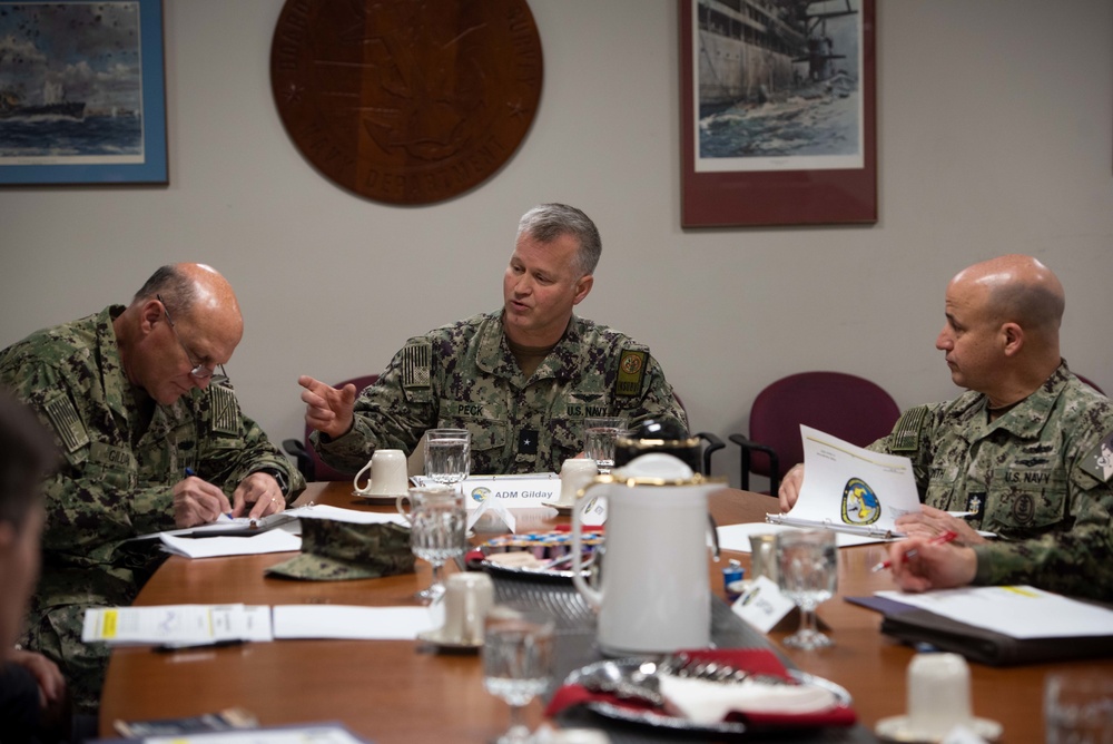 CNO Gilday and MCPON Russell Smith visit Norfolk