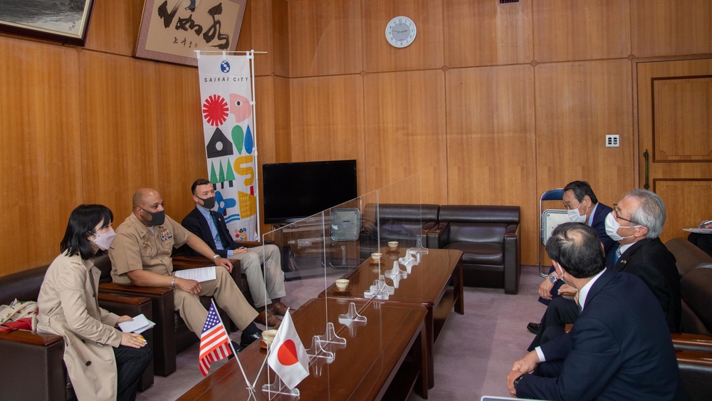 CFAS Visits Saikai City Mayor