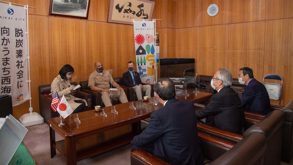 CFAS Visits Saikai City Mayor