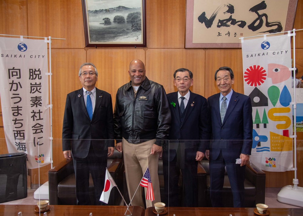 CFAS Visits Saikai City Mayor