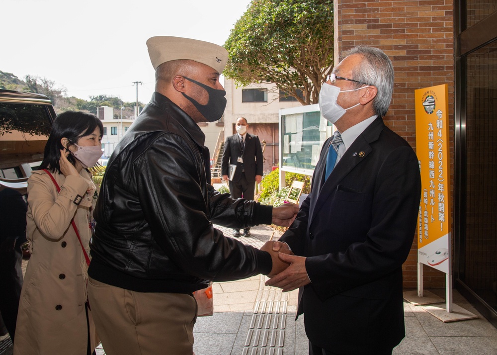 CFAS Visits Saikai City Mayor