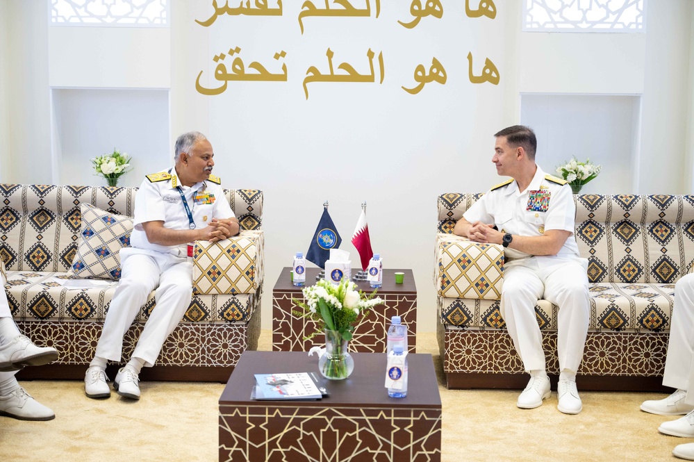 Vice Adm. Cooper visits Doha