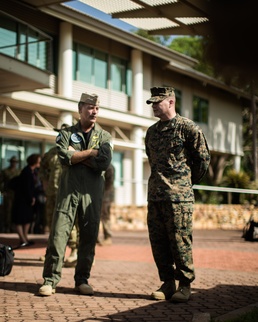 U.S. INDO-PACOM Commander attends MRF-D 22 Welcome to Country Ceremony