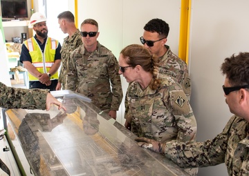 TAD commanding general inspects novel new construction methods