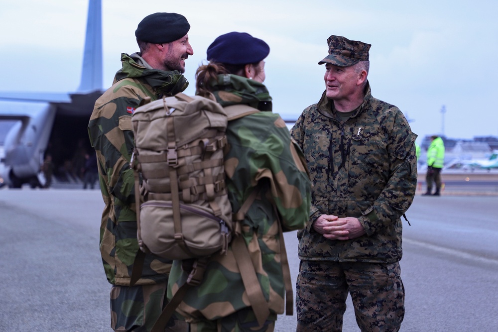 CMC Visit to Bodo Air Base, Norway during Exercise Cold Response 22