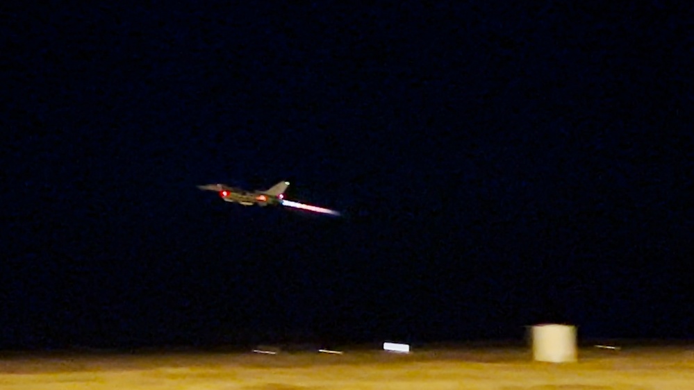480th EFS night operations in Romania