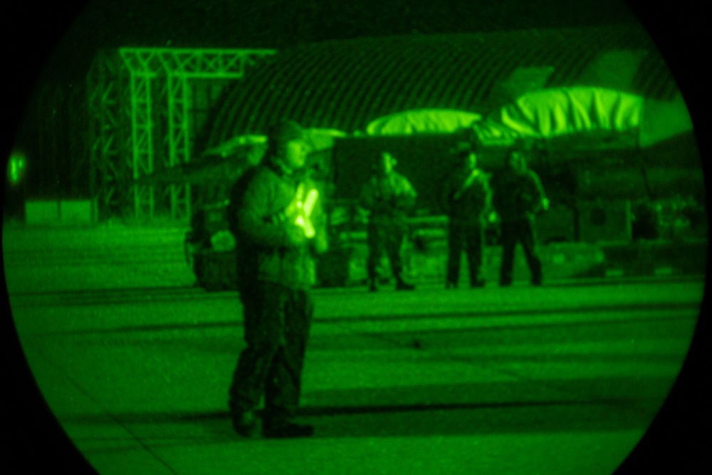 480th EFS night operations in Romania