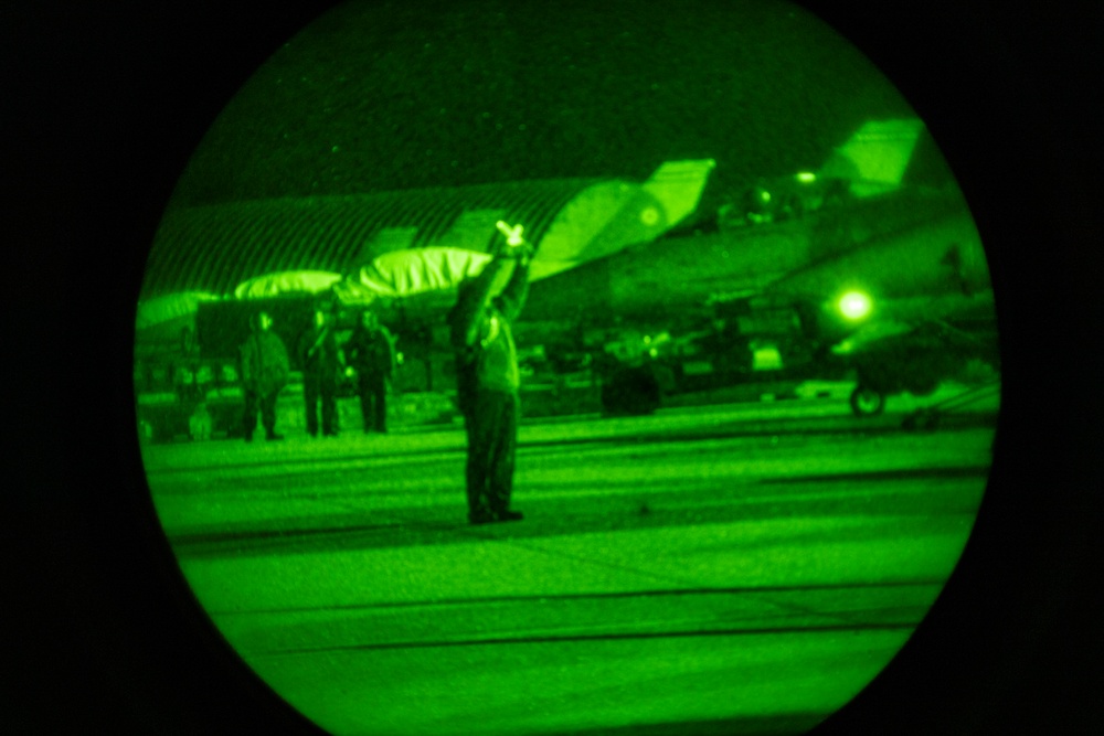 480th EFS night operations in Romania