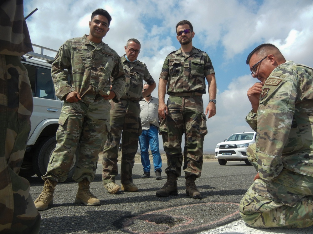 Airmen from 776th EABS strengthen partnership with French military