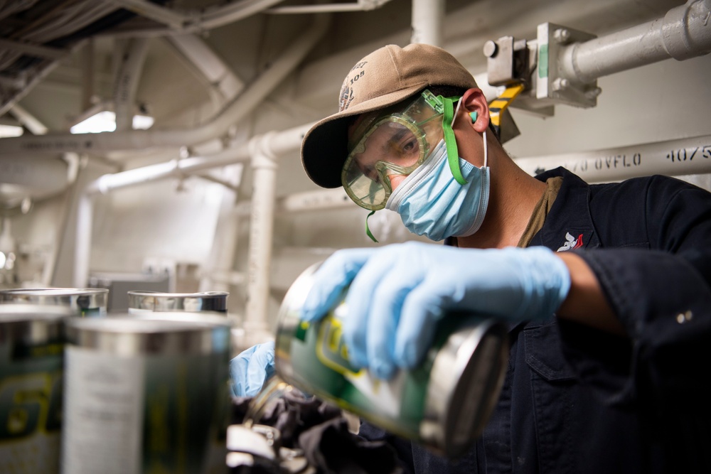 USS Dewey Daily Maintenance, Operations