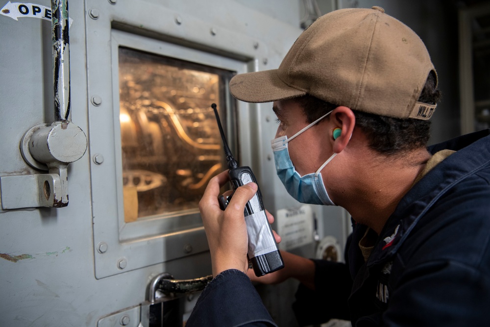 USS Dewey Daily Maintenance, Operations