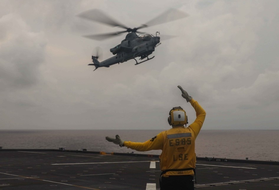 (P) USS Miguel Keith Flight Operations during Balikatan 22