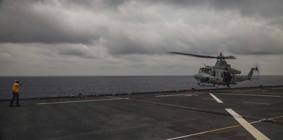 Balikatan 22: USS Miguel Keith Flight Operations