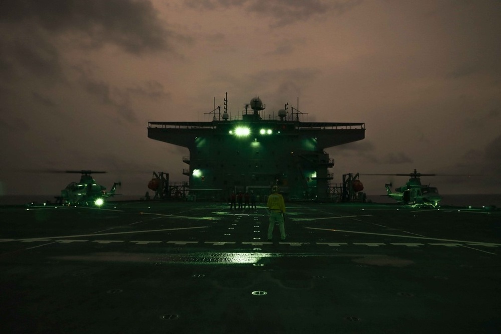 Balikatan 22: USS Miguel Keith Flight Operations