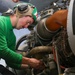 Abraham Lincoln Sailors conduct aircraft maintenance