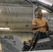 Abraham Lincoln Sailors conduct aircraft maintenance