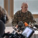 Commandant of the Marine Corps speaks to the press in Norway