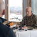 Commandant of the Marine Corps speaks to the press in Norway