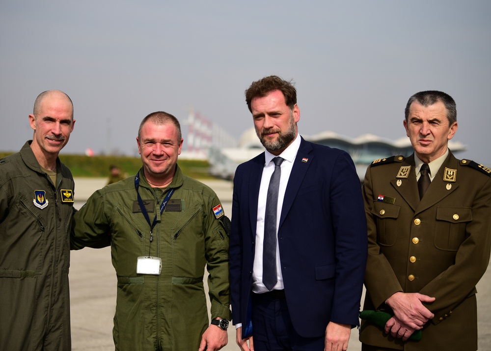 31st Fighter Wing participate in Agile Combat Employment operations with Croatian Allies