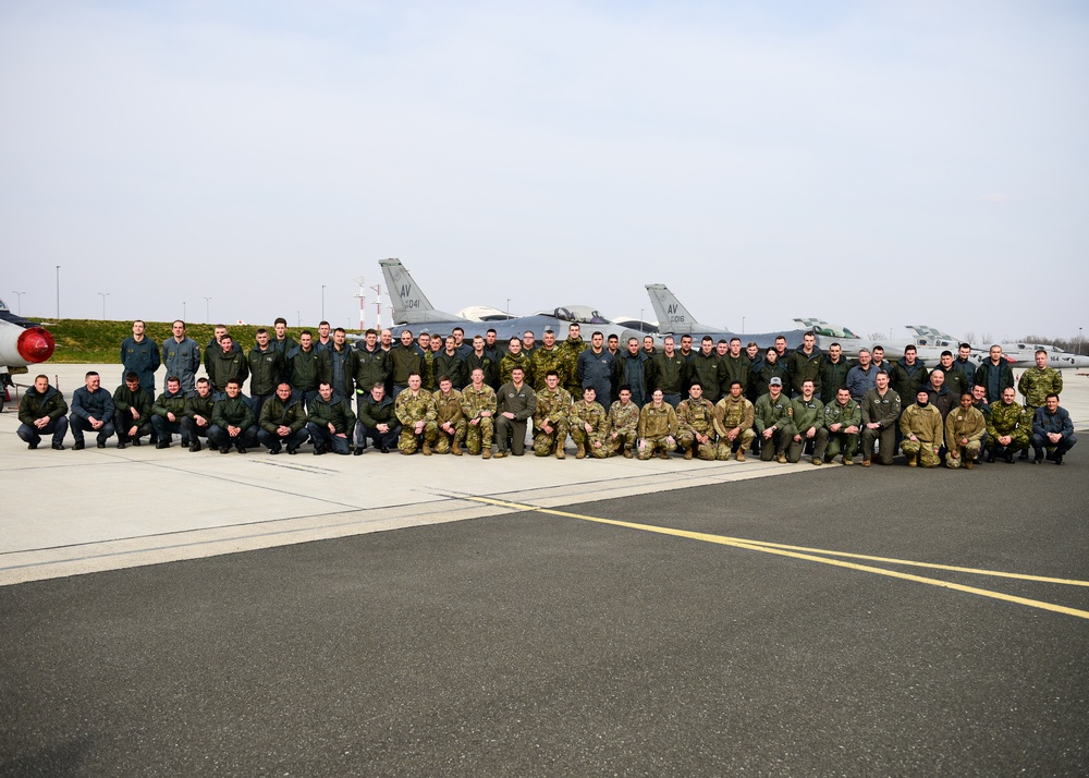 31st Fighter Wing participate in Agile Combat Employment operations with Croatian Allies