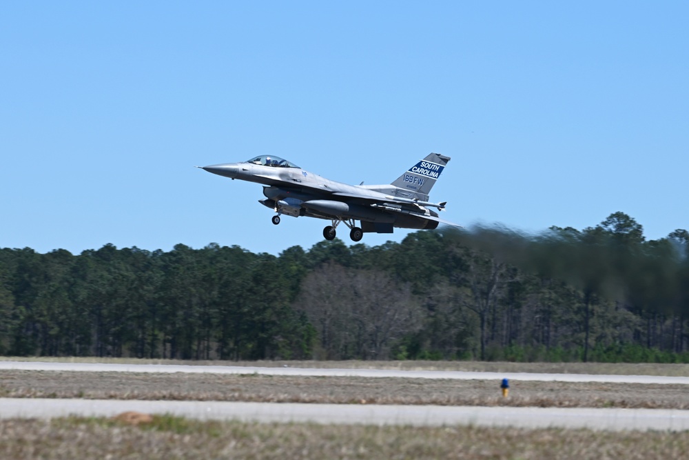 McEntire JNGB flight line operations