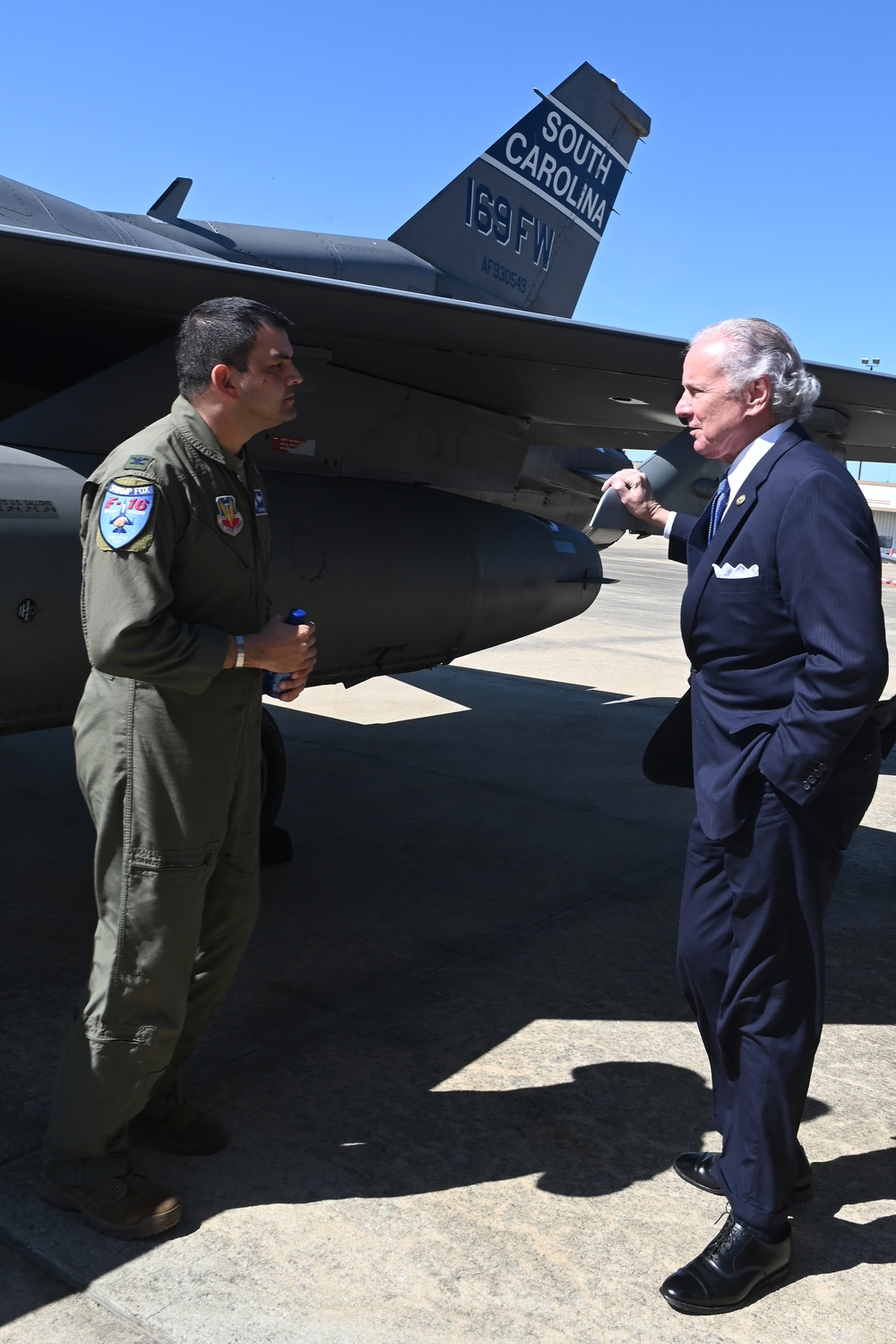 South Carolina Air National Guard press conference at Columbia Metropolitan Airport