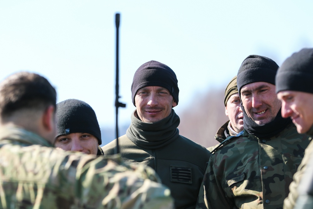 Paratroopers, Polish Allies take part in 'Call for Fires' Training