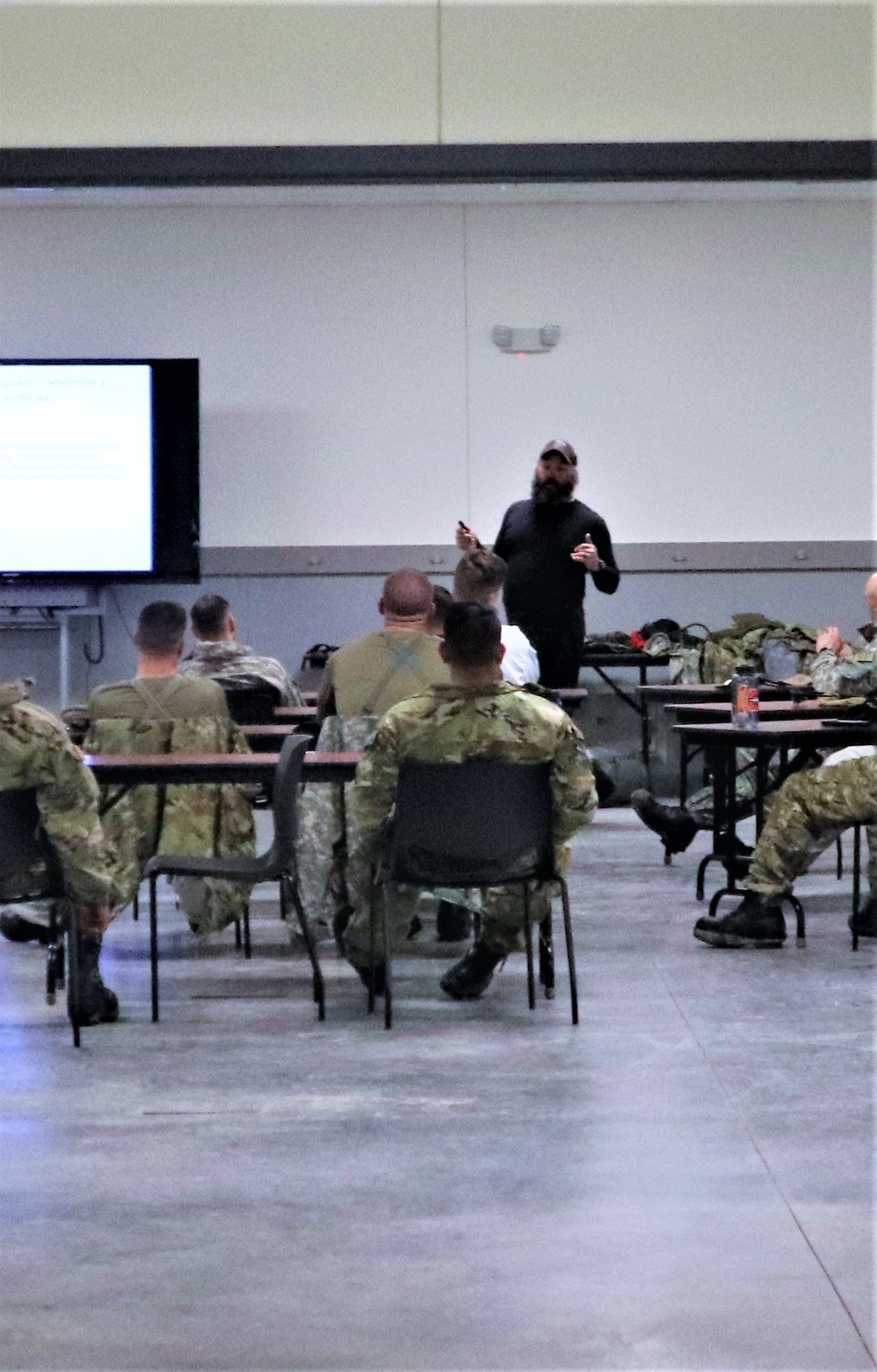Classroom training for CWOC class 22-05 at Fort McCoy