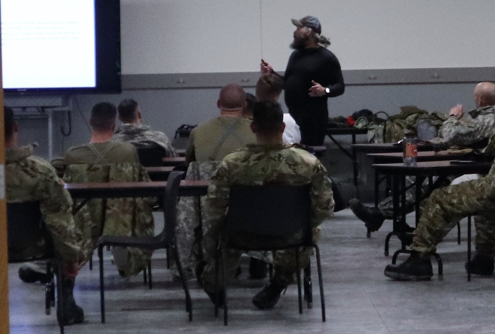 Classroom training for CWOC class 22-05 at Fort McCoy