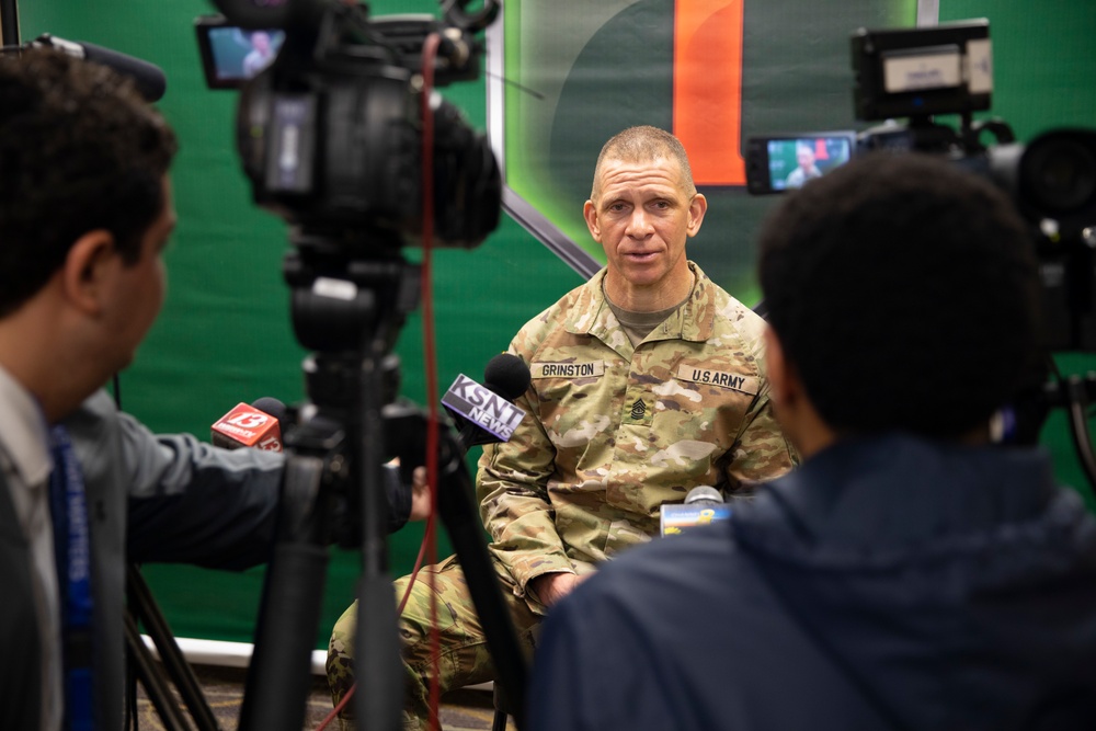 SMA visits Fort Riley; meets with Families and Soldiers