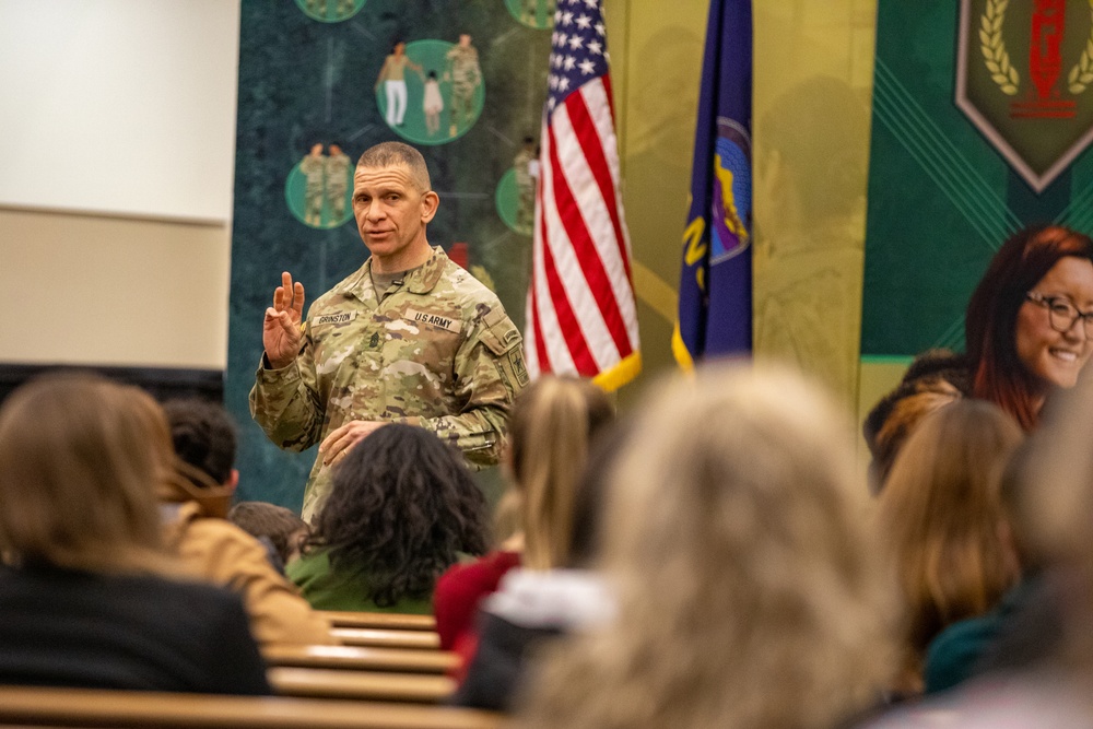SMA visits Fort Riley; meets with Families and Soldiers