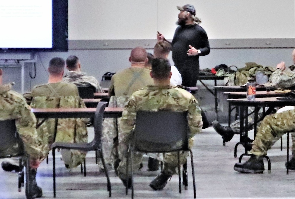 Classroom training for CWOC class 22-05 at Fort McCoy