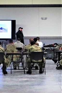 Classroom training for CWOC class 22-05 at Fort McCoy