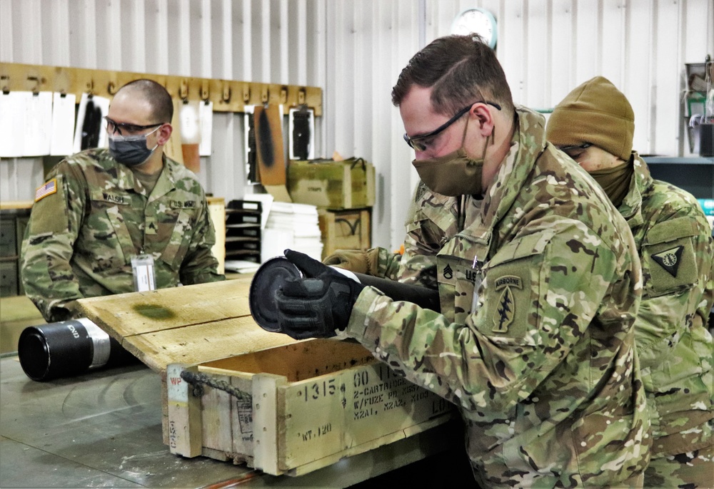 89B ALC students complete ammo inspection training at Fort McCoy’s Ammunition Supply Point