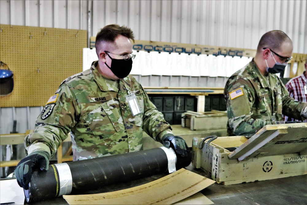 89B ALC students complete ammo inspection training at Fort McCoy’s Ammunition Supply Point