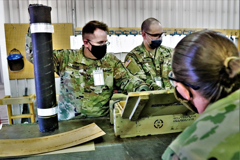 89B ALC students complete ammo inspection training at Fort McCoy’s Ammunition Supply Point