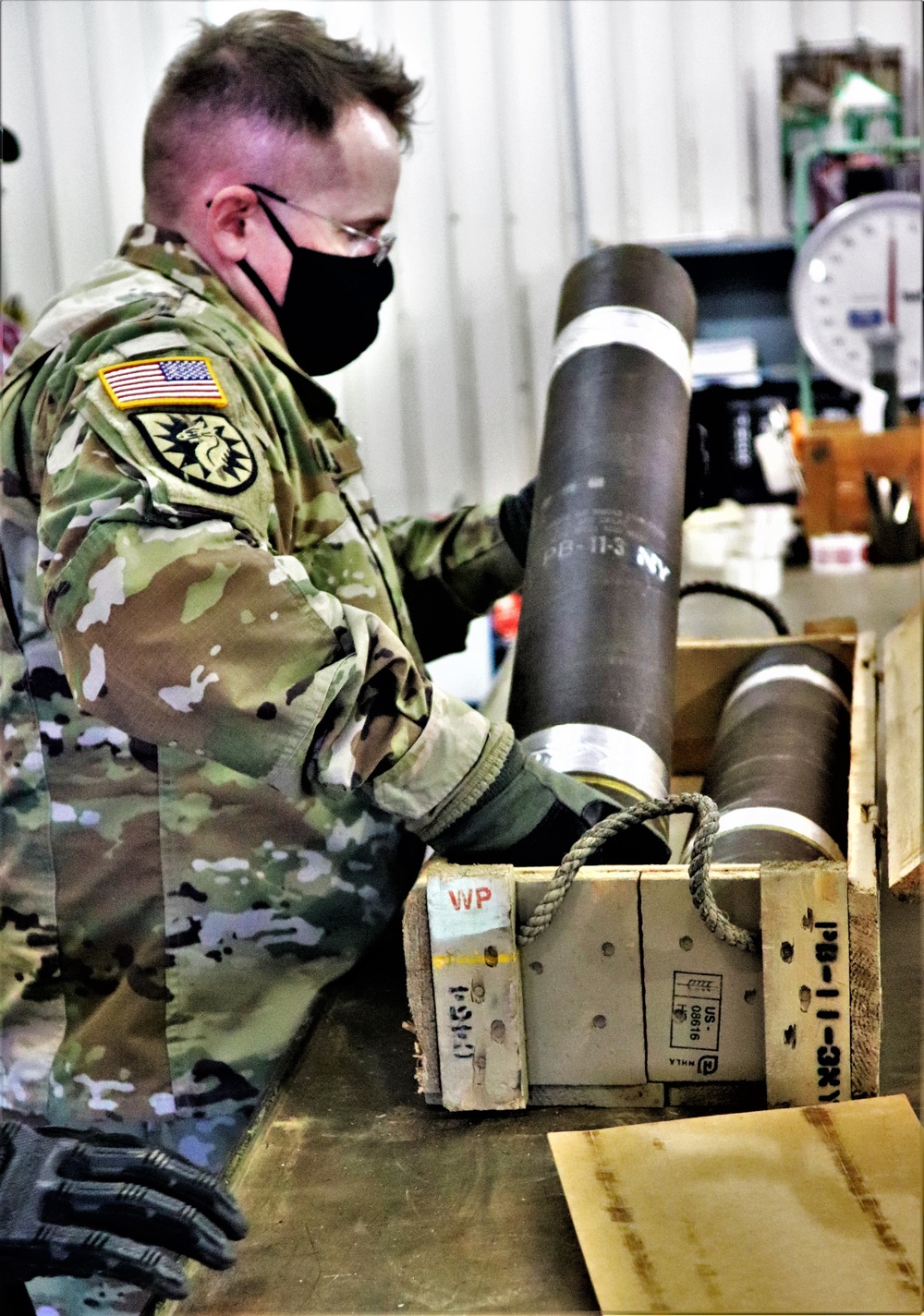 89B ALC students complete ammo inspection training at Fort McCoy’s Ammunition Supply Point