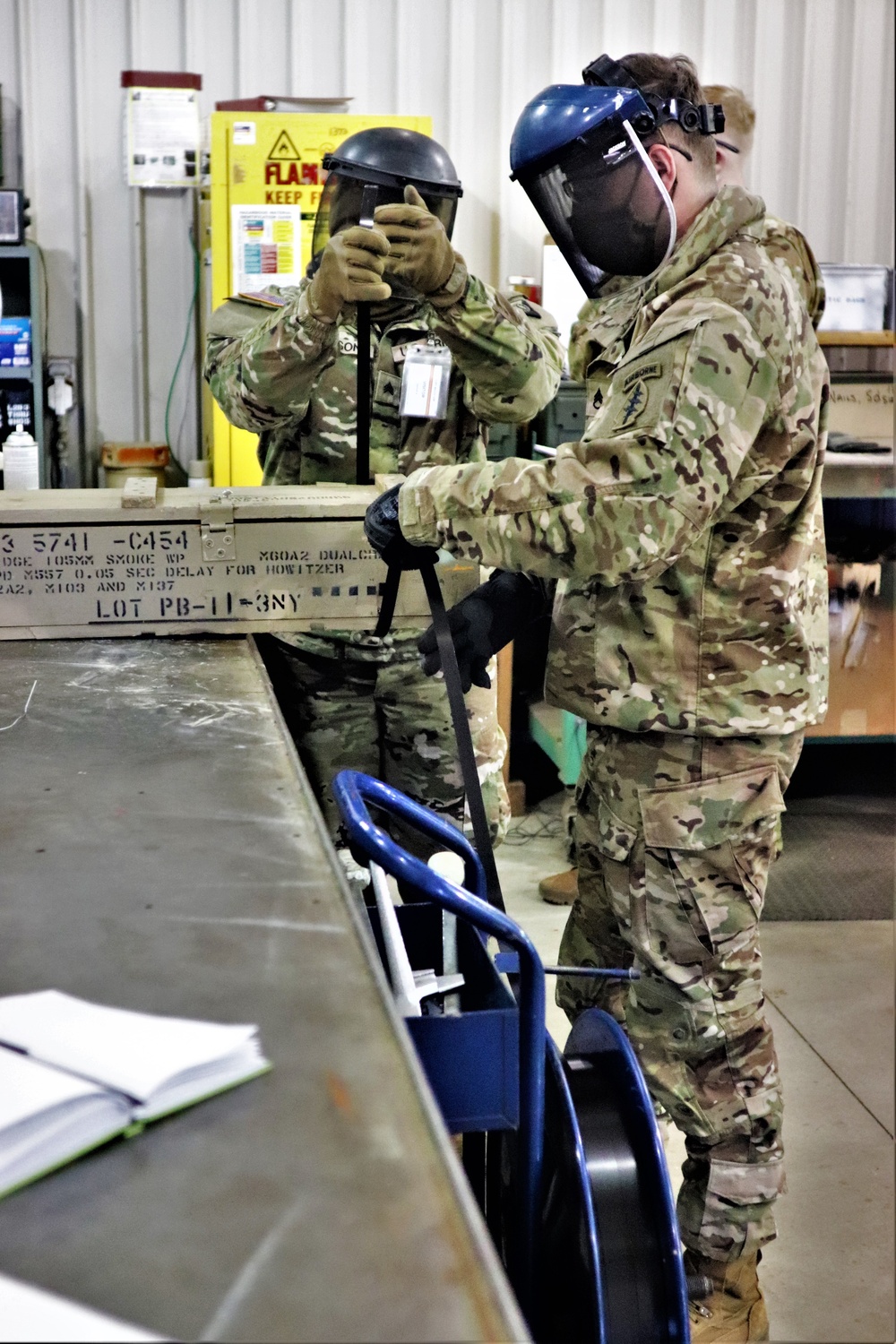 89B ALC students complete ammo inspection training at Fort McCoy’s Ammunition Supply Point